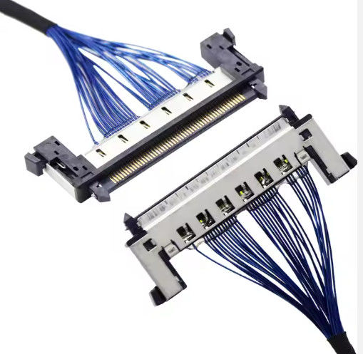 Kabel LVDS Mesin Industri AWG26-28 dengan Jacket PVC dan UL VW-1 Peringkat Kehangatan 105.C