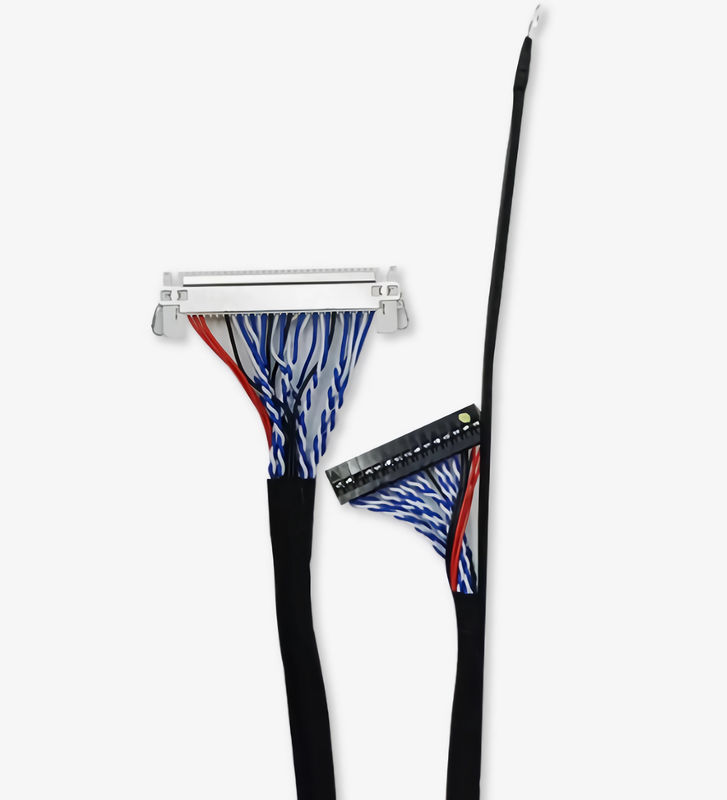 UL VW-1 Nominal 1-5m LVDS Display Kabel dengan AWG26-28 Tembaga Konduktor