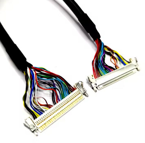 Flame Retardant Electrical Wire Harness 2pin-16Pin UL 1007 22awg Wire Hitam Warna