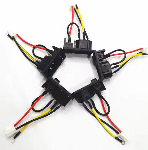 Flame Retardant Electrical Wire Harness 2pin-16Pin UL 1007 22awg Wire Hitam Warna