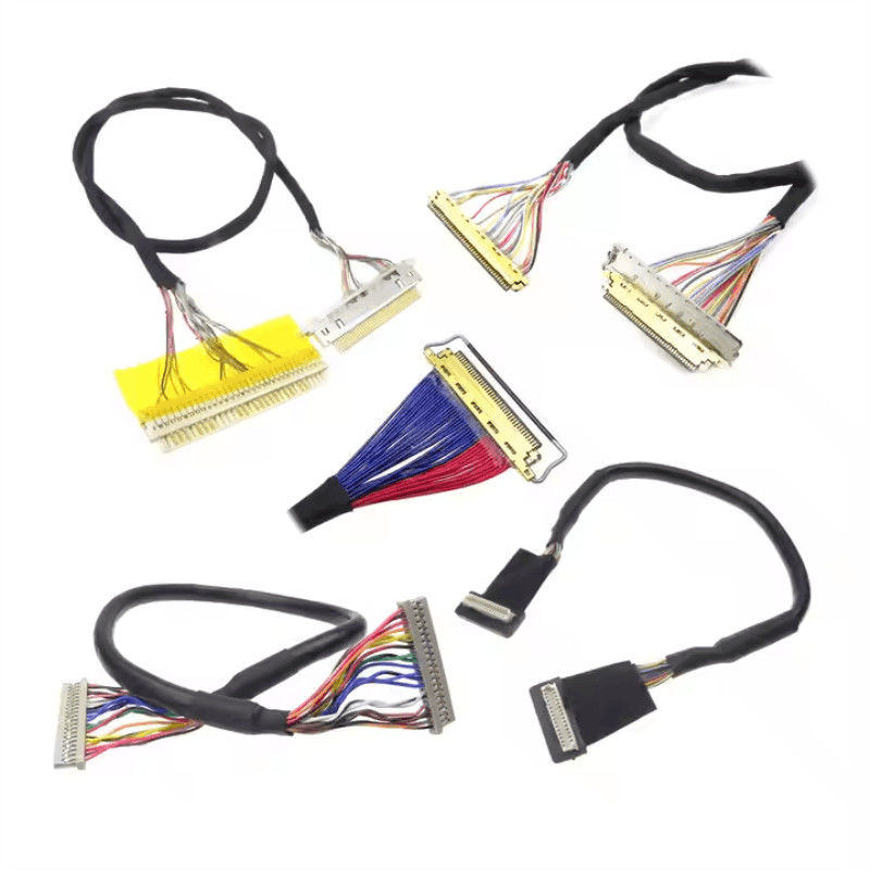 Custom Wire Harness untuk Otomotif Industri tahan lama UL 1007 22awg Kabel dari lokal