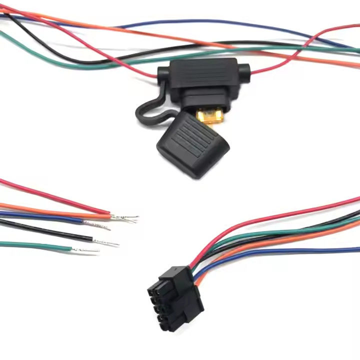 Kendaraan tahan lama Custom Mobil kabel kabel dengan UL 1007 22awg Kabel Jenis dan 20awg Wire Warna
