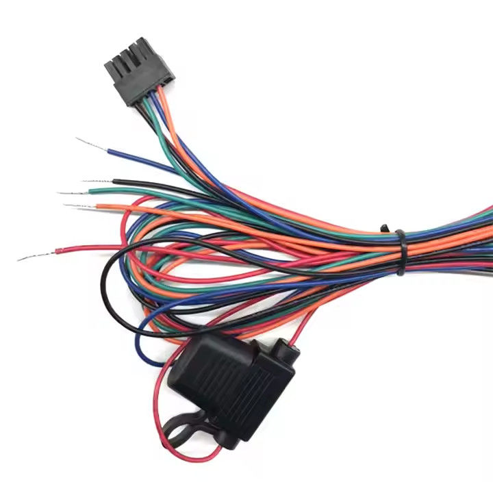 Kendaraan tahan lama Custom Mobil kabel kabel dengan UL 1007 22awg Kabel Jenis dan 20awg Wire Warna