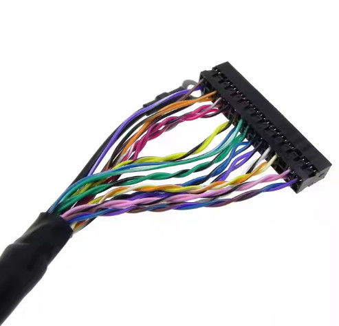 300V Nominasi Tembaga Konduktor LVDS Kabel Flame Retardant PVC Jacket UL VW-1