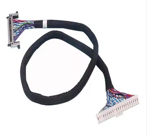 LVDS Harness Flexible Cable Assembly Manufacture dengan UL VW-1 Rating dan 1.0A-2.5A Current