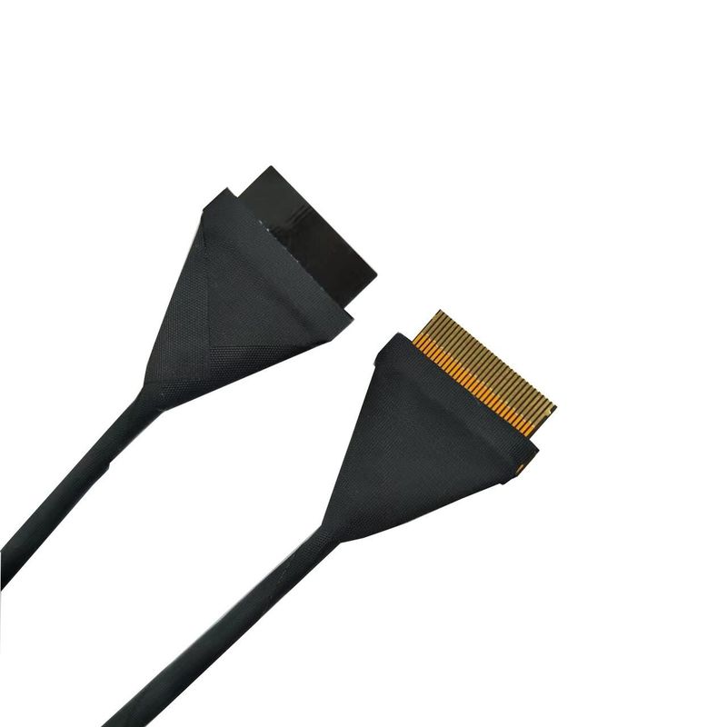 Desain kabel khusus untuk sistem LVDS kompak, menampilkan routing fleksibel dan resistensi EMI untuk penggunaan industri