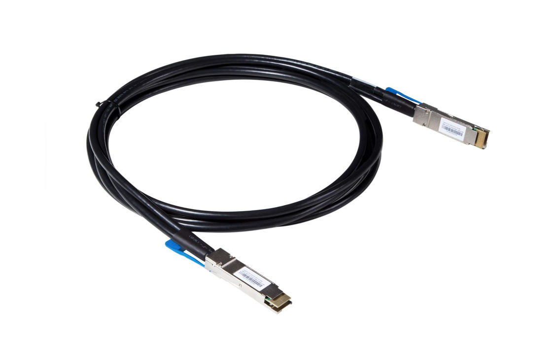 Performance Tinggi 200G QSFP-DD DAC Kabel Majelis Kabel Tembaga Khusus Untuk Konektivitas HPC & Cloud Server
