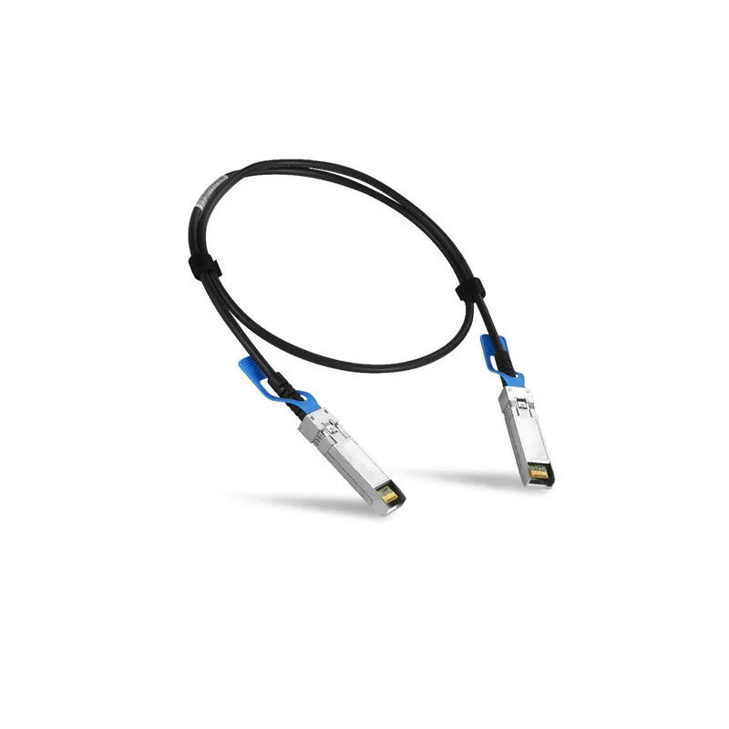 Kabel perakitan langsung Pasang 3M QSFP + QSFP + Transceiver Kabel 40G QSFP + Twinax DAC Kabel MPO Konektor untuk 5G POE Serat WiFi 3G