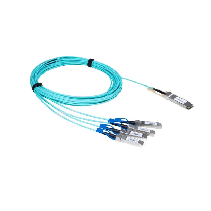 Kabel Optik Aktif QSFP-40G OM3 1M 2M 3M 5M 7M 10M QSFP28 100G ke 100G AOC Produsen Kabel Wire Harness