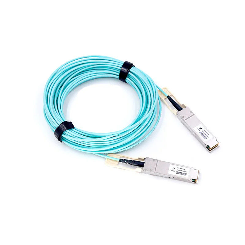 Produsen Kabel Harness Transceiver Fiber Optik DOM 2km Lambda 1310nm QSFP28 Single QSFP-40G-FR QSFP-100G-FR-S 100GBASE-FR QSFP28 Panjang Kustom