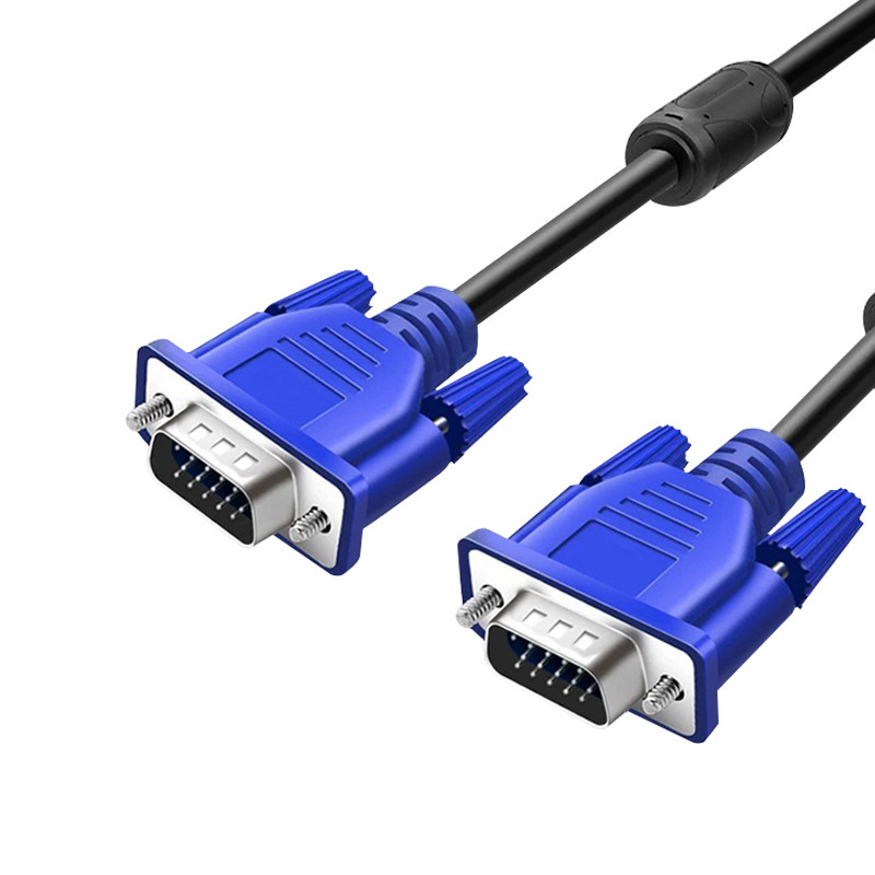Kabel khusus VGA HD kabel data perakitan untuk monitor host PC dan proyektor koneksi yang dapat diandalkan Desain Kabel khusus