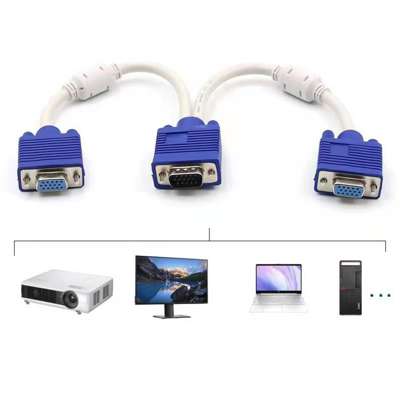 Custom Cable VGA Data Cable Assembly Untuk Komputer Host To Display Monitor And Projector Tawaran yang dapat diandalkan dari produsen kabel