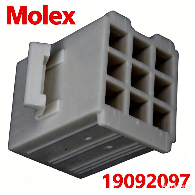 Molex 19092097 9-Pin Wire-to-Board Connector Housing OEM/ODM Custom Harness untuk Otomotif & Industri