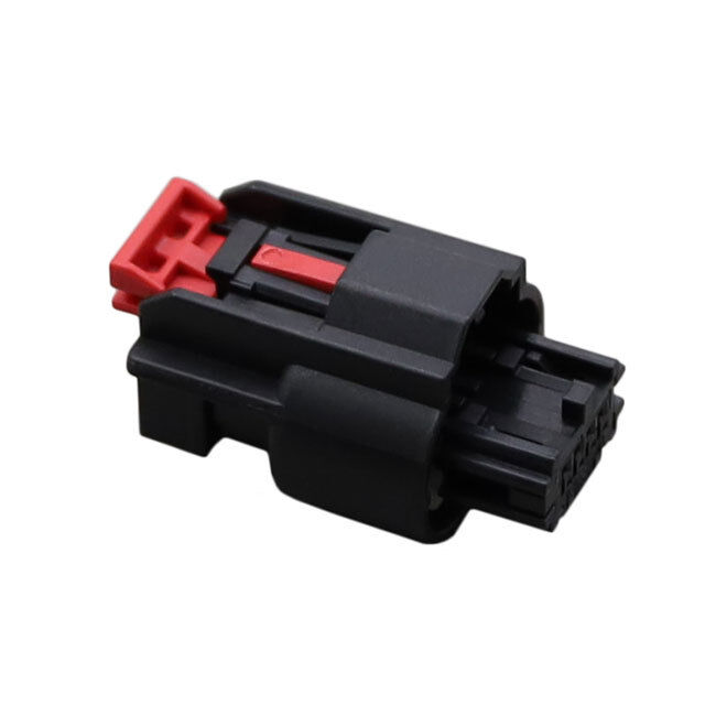 Molex 34967-4021 4-Pin Black Automotive Connector Housing dengan Klip Kunci Merah, Konektor Molex Asli