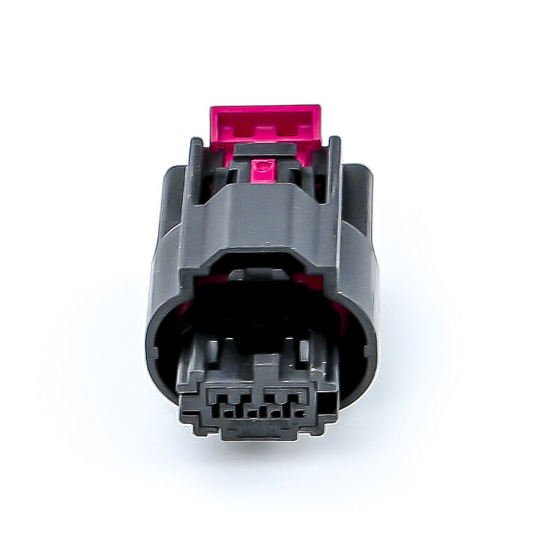 Molex 34967-4021 4-Pin Black Automotive Connector Housing dengan Klip Kunci Merah, Konektor Molex Asli