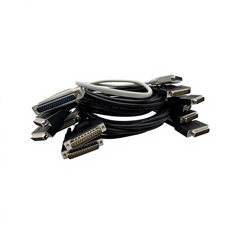 Kabel Custom Full Copper DB9 DB15 DB25 Kabel 2x15 Pin Kabel Sambungan Serial dan Paralel Pria ke Pria untuk Transfer Data
