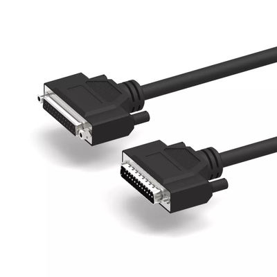 DB25 Kabel Komunikasi Berpelindung Ganda Kabel Serial D-SUB 25 Pin To Pin RS232