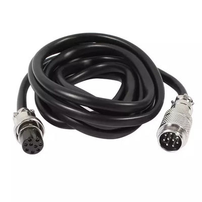 Waterproof Aviation Plug Robot Wiring Harness Kabel Sensor M12 Dengan Terlindung