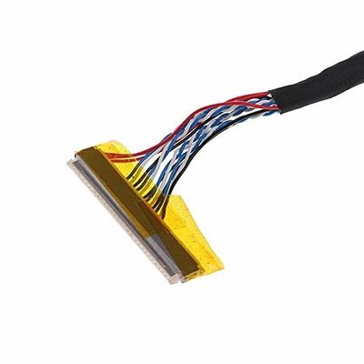 Kabel transmisi data LVDS dengan kekuatan dielektrik ≥1000V/min dan bahan konduktor tembaga pada suhu nominal 105C