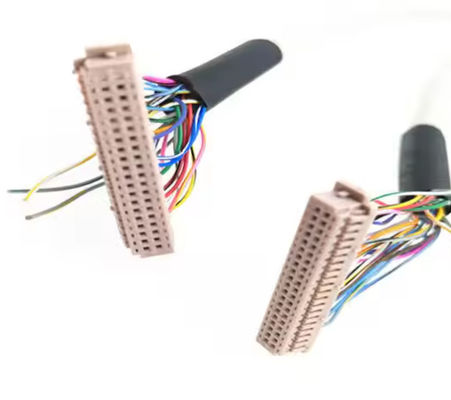 Pabrik perakitan kabel LVDS perakitan kabel Produsen kabel khusus Kabel Shielded fleksibel Kabel sinyal untuk tampilan & kamera Pabrik pasokan langsung Desain kabel khusus