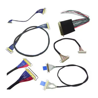 Tingkat Perlindungan IP68 Custom Wire Harnesses LVDS Cables Assemblies dari Produsen Terdepan