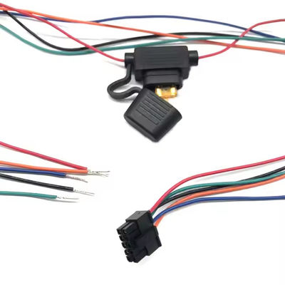 Kendaraan tahan lama Custom Mobil kabel kabel dengan UL 1007 22awg Kabel Jenis dan 20awg Wire Warna