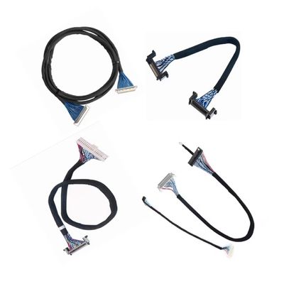 AWG26-28 Kabel serial LVDS dengan suhu nominal 105C dengan kompatibilitas tampilan tegangan rendah