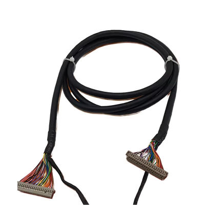 Wire Harness Manufacturer Top- Copper Conductor LVDS Cable Assembly untuk Speed Data Transfer
