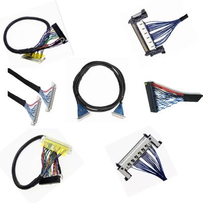 Top-Copper Conductor LVDS Cable Assembly untuk Transfer Data Kecepatan