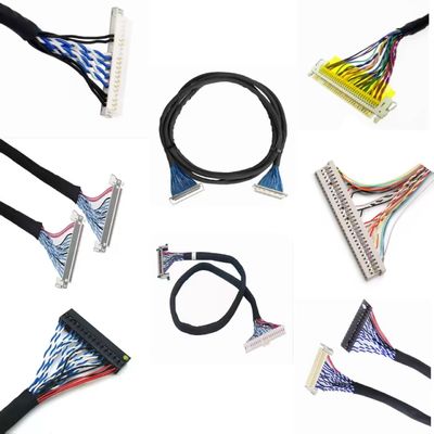 Desain kabel khusus untuk sistem LVDS kompak, menampilkan routing fleksibel dan resistensi EMI untuk penggunaan industri