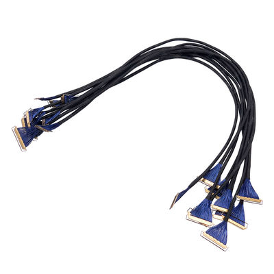 Kabel LVDS UL CE ROHS bersertifikat 1-5m untuk LCD LED Display