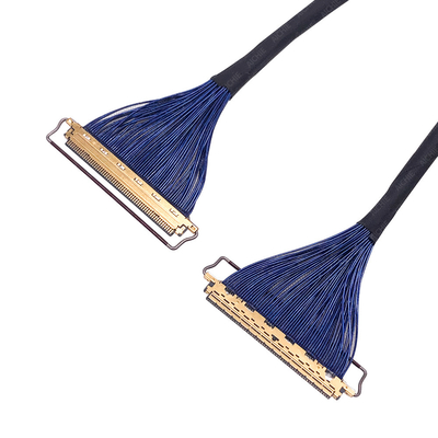 Kabel LVDS UL CE RoHS bersertifikat 1-5m untuk Transmisi Data Berkecepatan Tinggi