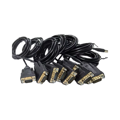 Kabel Custom Full Copper DB9 DB15 DB25 Kabel 2x15 Pin Kabel Sambungan Serial dan Paralel Pria ke Pria untuk Transfer Data