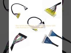 Wire Harness Manufacturer Top- Copper Conductor LVDS Cable Assembly untuk Speed Data Transfer