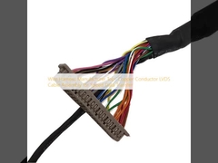 Wire Harness Manufacturer Top- Copper Conductor LVDS Cable Assembly untuk Speed Data Transfer