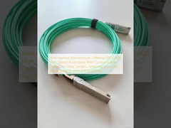 Produsen Wire Harness Menawarkan QSFP-40G High-Speed Assemblies Dengan Desain Kabel Khusus Untuk Pusat Data, Menampilkan Integritas Sinyal Kerugian Rendah Dan Perisai EMI